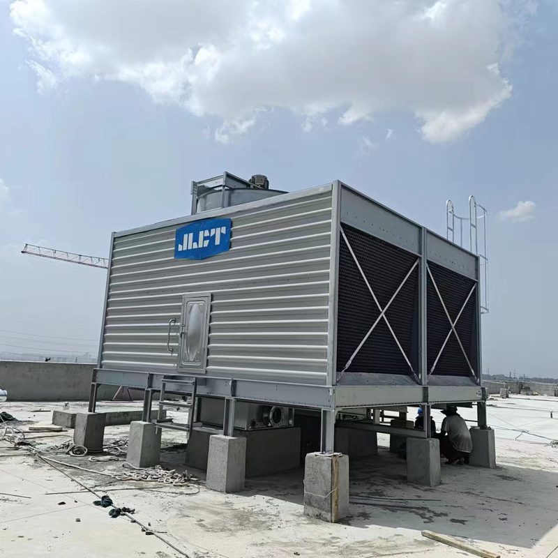 2cells Combined FRP Cross Flow Water Cooling Tower For Industry With CTI