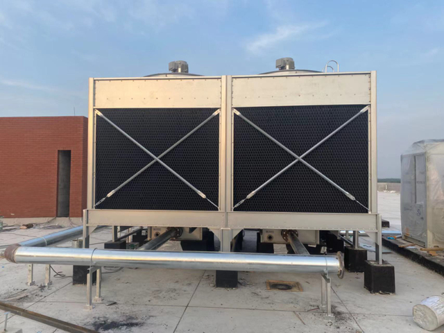 CTI Certified FRP Cross Flow Cooling Tower For Hospital